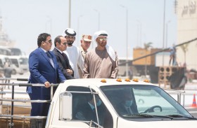 محمد بن زايد يشهد افتتاح قاعدة 3 يوليو العسكرية البحرية