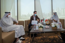 مجلس دبي الرياضي يستقبل وفد نادي هابويل تل أبيب الإسرائيلي