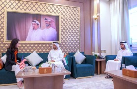 أحمد بن حميد النعيمي يستقبل قنصل عام الولايات المتحدة الأمريكية 