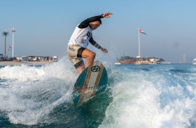انطلاقة قوية لمنافسات البطولة الآسيوية للتزلج على الماء بأبوظبي