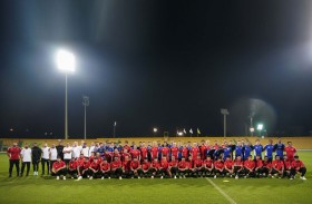 لاعبو أبيض الشباب يلتقون نجوم المنتخب الوطني الأول