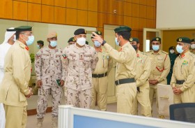 أحمد بن طحنون يتفقد جاهزية مشاركة مجندي الخدمة الوطنية في اكسبو 2020 