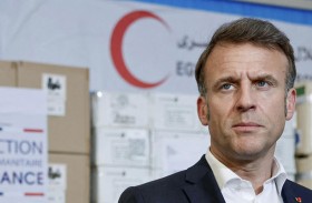 الخارجية الفلسطينية تدين هجوم نتانياهو ونجله على ماكرون