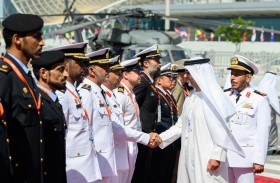 حامد بن زايد يفتتح معرض الدفاع البحري نافدكس 2023