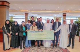 سعود بن صقر يستقبل قنصل عام كندا وأعضاء اللجنة المنظمة لسباق تيري فوكس رأس الخيمة