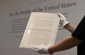 نسخة من الدستور الأميركي بـ20 مليون دولار