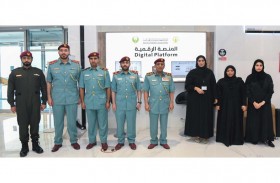 قائد شرطة رأس الخيمة يدشن المنصات الرقمية بمراكز الشرطة الشاملة والنقاط الأمنية بالإمارة