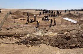 استخراج رفات ضحايا داعش من مقبرة جماعية في العراق 