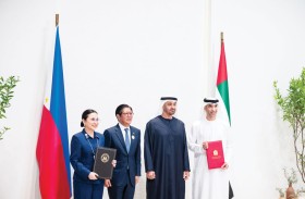 رئيس الدولة ورئيس الفلبين يشهدان توقيع اتفاقية الشراكة الاقتصادية الشاملة بين البلدين