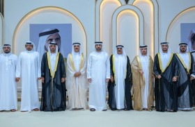 حمدان بن محمد يحضر أفراح النعيمي والقمزي والشامسي