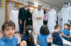 حاكم الشارقة يفتتح مدرسة فكتوريا الدولية بالمنطقة الوسطى