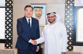 أنور قرقاش يلتقي المبعوث الخاص للحكومة الصينية لشؤون الشرق الأوسط