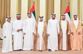 حمدان بن محمد يحضر حفل زفاف مكتوم بن سعيد بن ثاني آل مكتوم