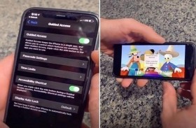 يشارك حيلة على هواتف آيفون لتسلية الأطفال
