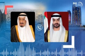 رئيس الدولة يتبادل هاتفيا تهاني العيد مع خادم الحرمين الشريفين .. ويثمن جهود المملكة لإنجاح موسم الحج