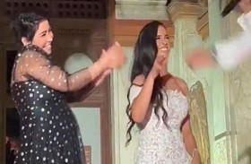 شيرين تظهر ببطن منتفخ وتثير التساؤلات..هل هي حامل؟