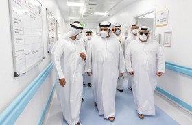 حمد الشرقي يتفقد مشاريع التوسعة في مستشفى الفجيرة