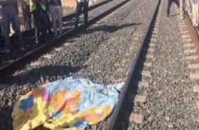 مصرع سيدة تحت عجلات قطار 