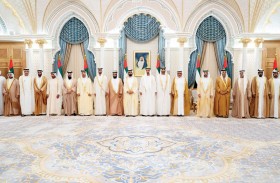 محمد بن راشد ومحمد بن زايد والحكام يحضرون أفراح آل نهيان