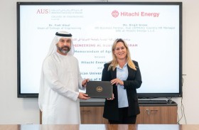 أميركية الشارقة وشركة هيتاشي للطاقة توقعان مذكرة تفاهم في إطار برنامج النخبة