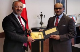 الأرشيف والمكتبة الوطنية يبحث مع نظيره التركي تعزيز التعاون وتبادل الخبرات 