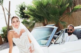 رسالة مؤثرة من دينا الشربيني لأمينة خليل عقب زفافها