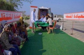 الهلال الأحمر الإماراتي يفتتح عيادة متنقلة في الساحل الغربي باليمن