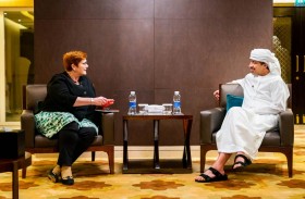 عبدالله بن زايد يستقبل وزيرة خارجية أستراليا