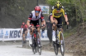 «الإمارات للدراجات الهوائية» يعتلي منصة التتويج في سباق بلجيكي