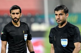 الدوليان سلطان محمد ومسعود حسن ضمن طاقم تحكيم  كأس العرب للشباب